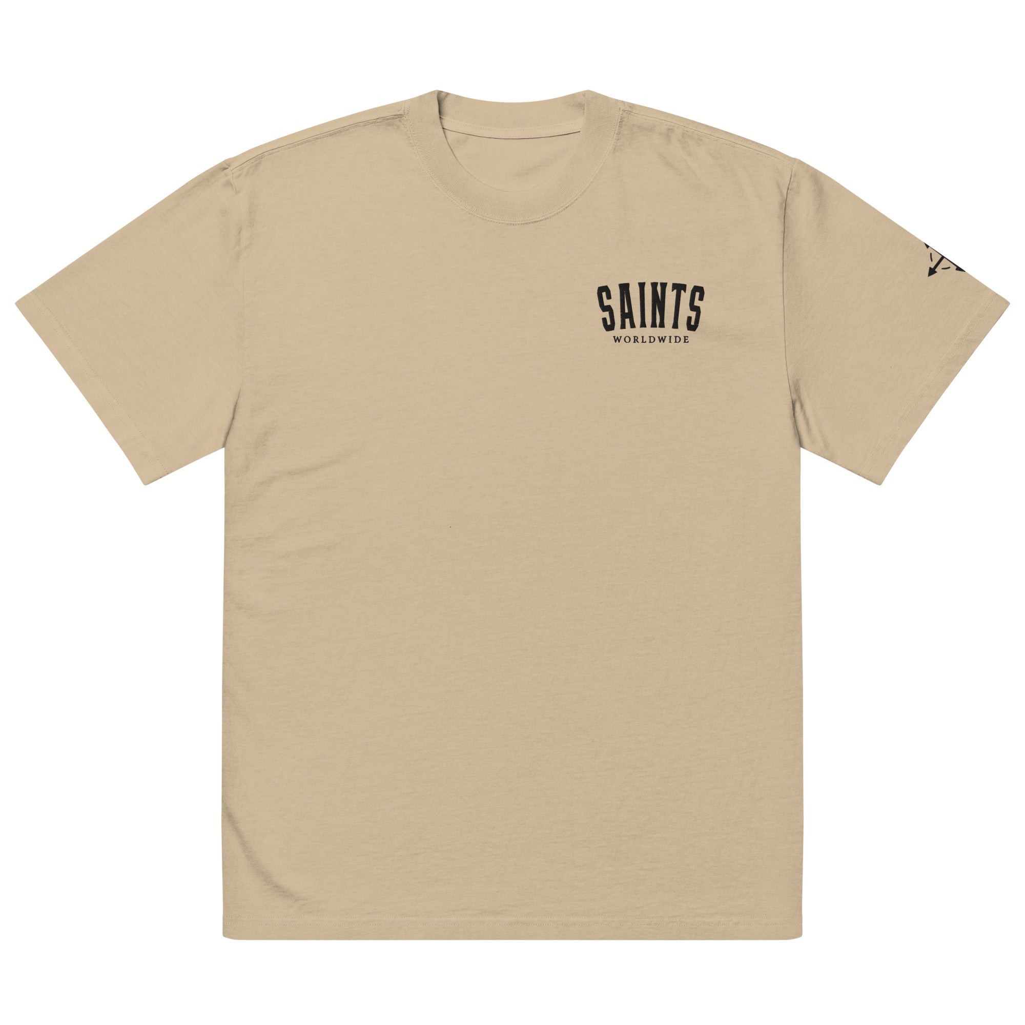 SW SANCTIFIED Oversized Faded T-shirt - Khaki - Great Commission Company