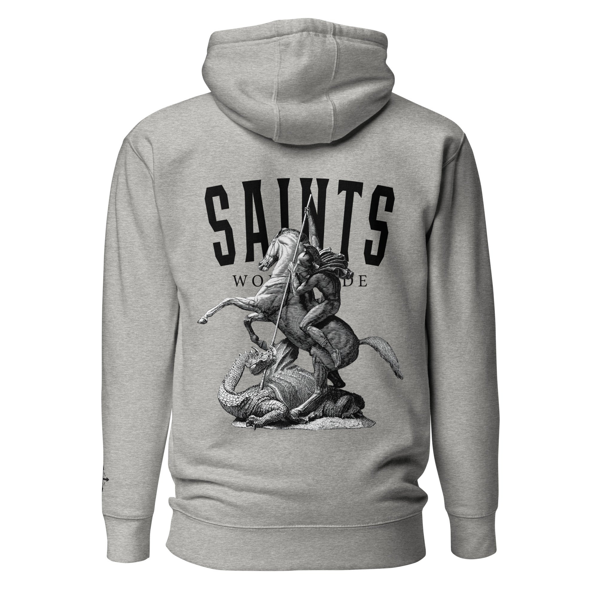 SAINTS WORLDWIDE Embroidered Hoodie - Grey - Great Commission Company