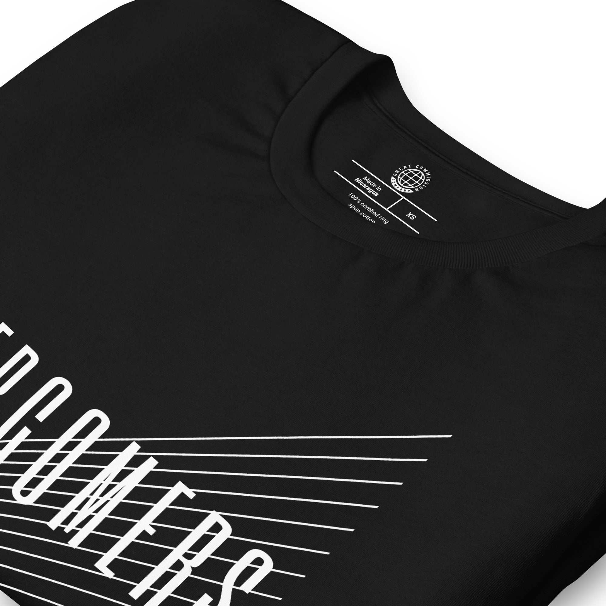 Overcomers Signature T-Shirt - Black - Close Up