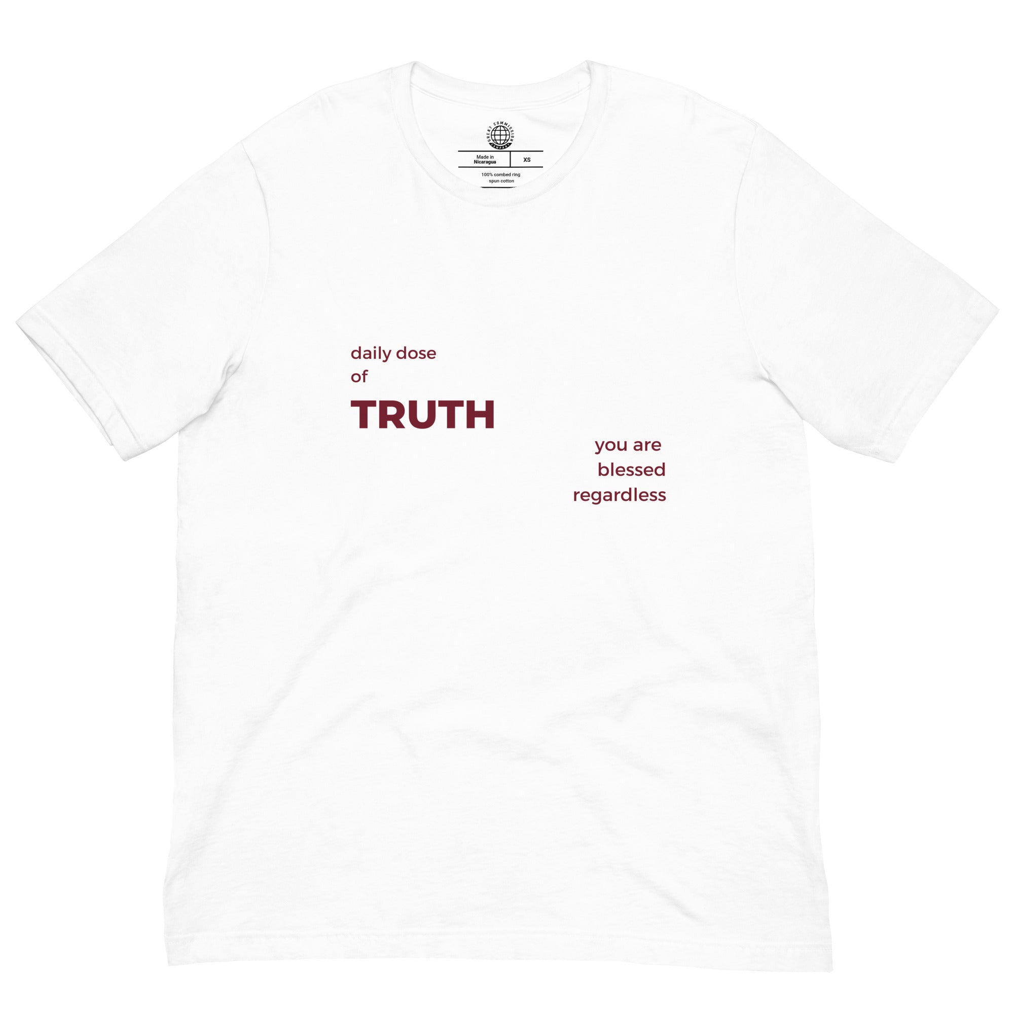 A Dose of Truth T-Shirt White - Front