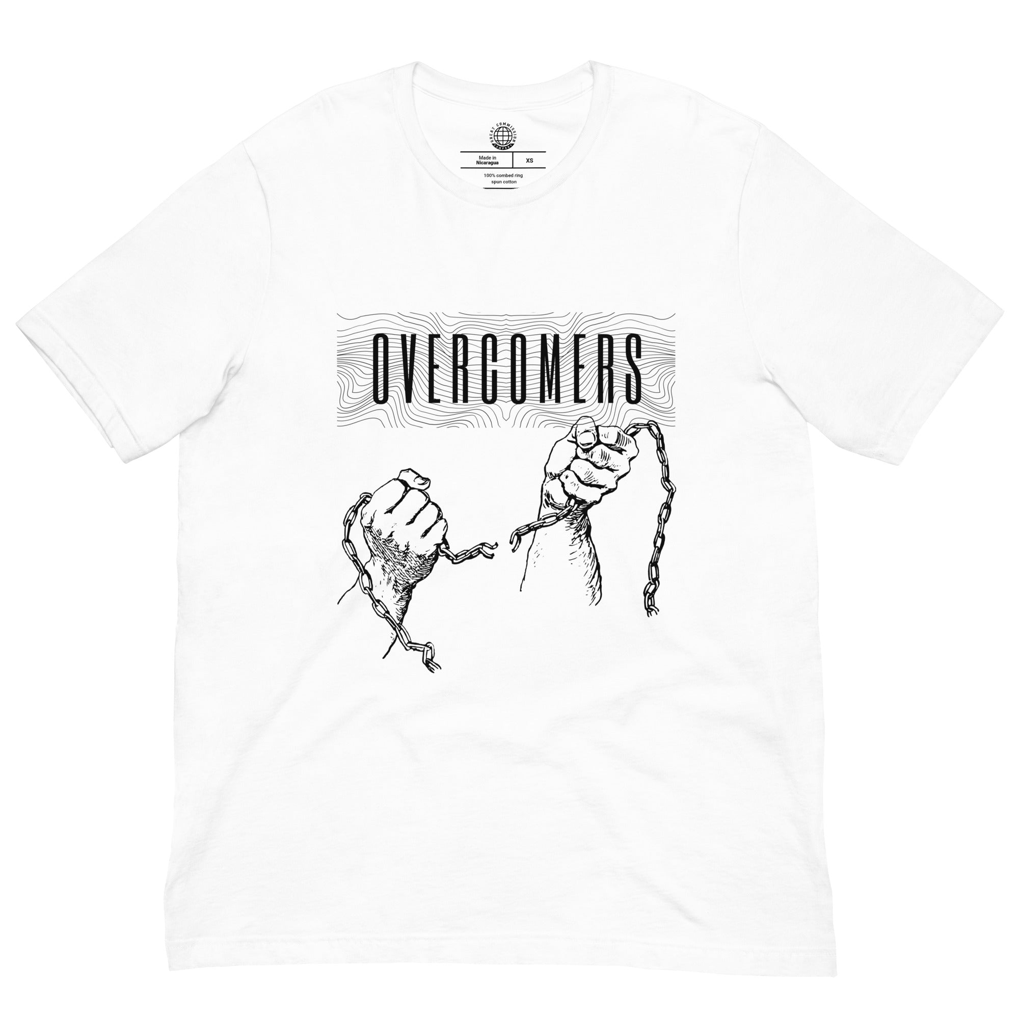 Overcomers Signature T-Shirt - White - Front