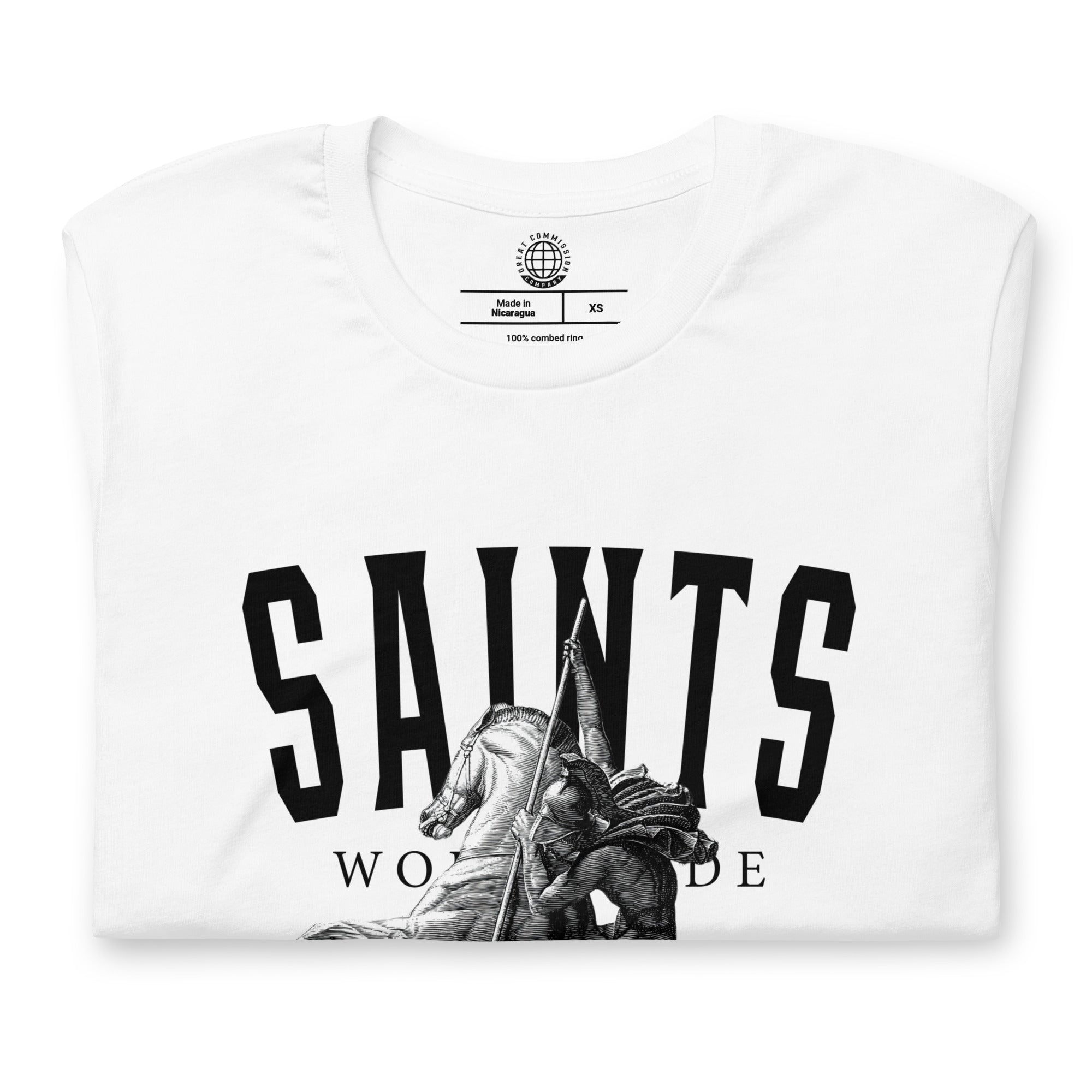 Saints Worldwide T-shirt White Folded